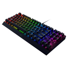 Razer Πληκτρολόγιο AZERTY Γαλλικό Πληκτρολόγιο με φωτιζόμενα πλήκτρα BlackWidow V3 Tenkeyless