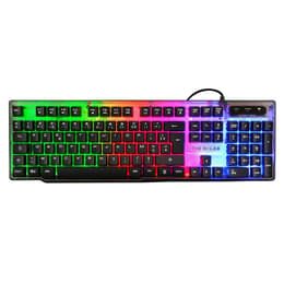 The G-Lab Πληκτρολόγιο AZERTY Γαλλικό Πληκτρολόγιο με φωτιζόμενα πλήκτρα Keyz Neon