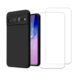 Προστατευτικό Google Pixel 7 Pro 2 οθόνης - Σιλικόνη - Μαύρο