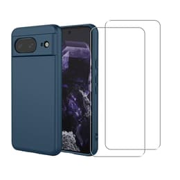 Προστατευτικό Google Pixel 8 2 οθόνης - Σιλικόνη - Μπλε