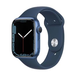 Apple Watch (Series 7) 2021 GPS 45mm - Αλουμίνιο Μπλε - Sport band Μπλε