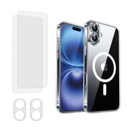 Προστατευτικό iPhone 16 Plus 2 οθόνης - TPU - Διαφανές