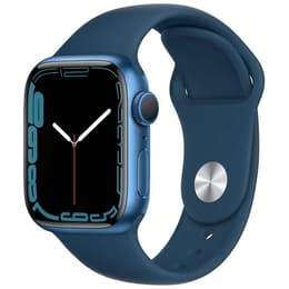 Apple Watch (Series 7) 2021 GPS 41mm - Αλουμίνιο Μπλε - Sport band Μπλε