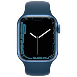 Apple Watch (Series 7) 2021 GPS 41mm - Αλουμίνιο Μπλε - Sport band Μπλε