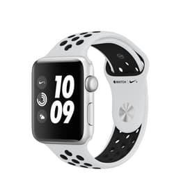 Apple Watch (Series 3) 2017 GPS 42mm - Αλουμίνιο Ασημί - Αθλητισμος Εμφανισεις Nike Άσπρο