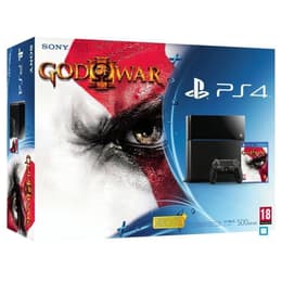 PlayStation 4 500GB - Μαύρο + God of War III Remastered