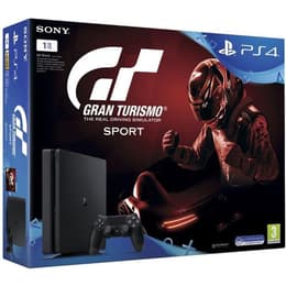 PlayStation 4 Slim 1000GB - Μαύρο + Gran Turismo Sport