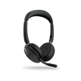Jabra Evolve2 65 Flex MS Μειωτής θορύβου wireless Ακουστικά Μικρόφωνο - Μαύρο