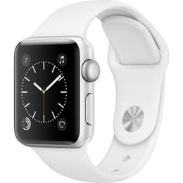 Apple Watch (Series 2) 2016 GPS 42mm - Αλουμίνιο Ασημί - Αθλητισμός Άσπρο