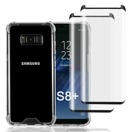 Προστατευτικό Galaxy S8 Plus 2 οθόνης - Ανακυκλωμένο πλαστικό - Διαφανές