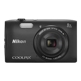 Συμπαγής Coolpix S3600 - Μαύρο + Nikon Nikon Nikkor 25-200 mm f/3.7-6.6 f/3.7-6.6