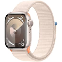 Apple Watch Series 9 (2023) GPS 45 mm - Αλουμίνιο Starlight - Sport loop Starlight