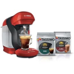 Μηχανή Espresso πολλαπλών λειτουργιών Machine a Cafe 1 machine a multi-boissons Tassimo BOSCH - STYLE TAS1103 rouge + 2 packs de T- Discs - 0,7 l L - Κόκκινο