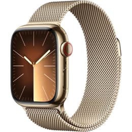 Apple Watch Series 9 (2023) GPS + Cellular 45 mm - Ανοξείδωτο ατσάλι Χρυσό - Milanese loop Χρυσό