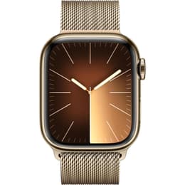 Apple Watch Series 9 (2023) GPS + Cellular 45 mm - Ανοξείδωτο ατσάλι Χρυσό