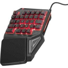 Trust Πληκτρολόγιο QWERTY Ισπανικό Πληκτρολόγιο με φωτιζόμενα πλήκτρα GXT 888 Аssa