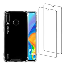 Προστατευτικό Huawei P30 lite 2 οθόνης - Ανακυκλωμένο πλαστικό - Διαφανές