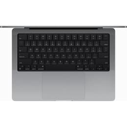 MacBook Pro 14" (2023) - Apple M3 8‑core CPU καιGPU 10-Core - 8GB RAM - SSD 512GB - Πρότυπο - QWERTZ - Γερμανικό