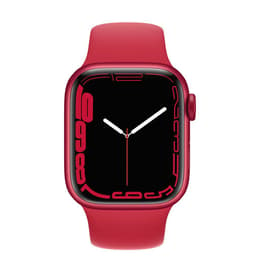 Apple Watch (Series 7) 2021 GPS 41mm - Αλουμίνιο Κόκκινο - Sport band Κόκκινο