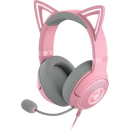 Razer Kraken Kitty V2 gaming με καλώδιο Ακουστικά Μικρόφωνο - Ροζ/Γκρι
