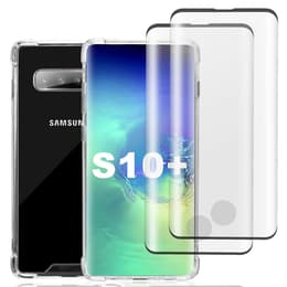 Προστατευτικό Galaxy S10+ 2 οθόνης - Ανακυκλωμένο πλαστικό - Διαφανές