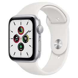 Apple Watch (Series SE) 2020 GPS 44mm - Αλουμίνιο Ασημί - Αθλητισμός Άσπρο