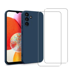 Προστατευτικό Galaxy A14 2 οθόνης - Σιλικόνη - Μπλε
