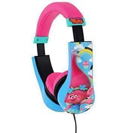 Techtraining Kid Safe Trolls καλωδιωμένο Ακουστικά - Μπλε/Ροζ