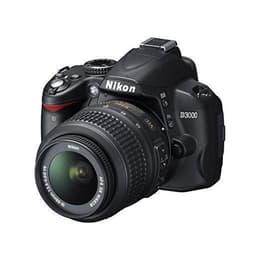 Reflex D3000 - Μαύρο + Nikon Nikon AF-S DX 18-55 mm f/3.5-5.6 G VR f/3.5-5.6 GVR