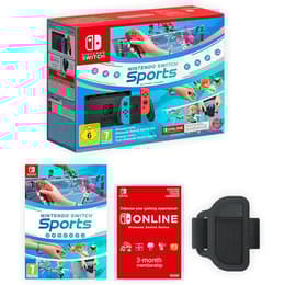 Switch 32GB - Μαύρο + Nintendo Switch Sports