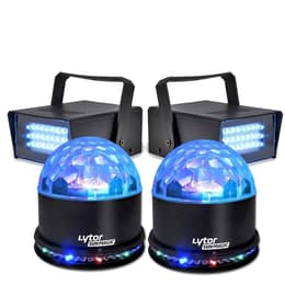 Lytor Pack EFFET FIESTA 2 SUNMAGIC + 2 LED STROBE BLANC Φωτισμός