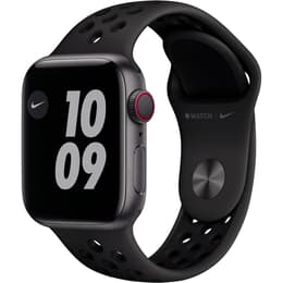 Apple Watch (Series 6) 2020 GPS + Cellular 44mm - Αλουμίνιο Space Gray - Sport Nike Μαύρο