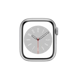 Apple Watch Series 9 (2023) GPS 45 mm - Αλουμίνιο Ασημί - Sport band Μαύρο