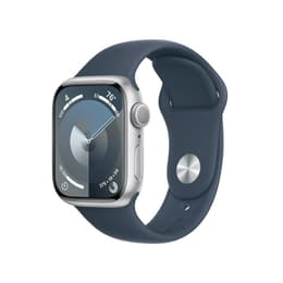 Apple Watch Series 8 (2022) GPS + Cellular 41 mm - Αλουμίνιο Ασημί - Sport band Μπλε