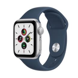 Apple Watch Series 8 (2022) GPS + Cellular 41 mm - Αλουμίνιο Ασημί - Sport band Μπλε