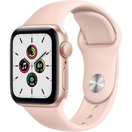 Apple Watch (Series SE) 2020 GPS + Cellular 40mm - Αλουμίνιο Χρυσό - Sport band Ροζ άμμος