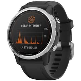Garmin Ρολόγια Fenix 6S Solar Παρακολούθηση καρδιακού ρυθμού GPS - Ασημί/Μαύρο