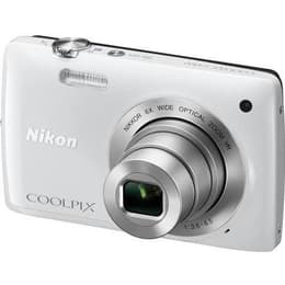 Κάμερα Συμπαγής Nikon Coolpix S4300 - Άσπρο + Φωτογραφικός φακός Nikkor 6X Wide Optical Zoom VR 4.6 - 27.6mm f/3.5 - 6.5