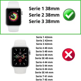 Προστατευτικό Apple Watch Series 1 - 38 mm - Πλαστικό - Διαφανές