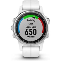 Garmin Ρολόγια Fenix 5S Plus Παρακολούθηση καρδιακού ρυθμού GPS - Άσπρο
