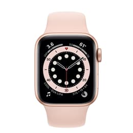 Apple Watch (Series 6) 2020 GPS + Cellular 44mm - Αλουμίνιο Χρυσό - Sport band Ροζ