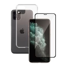 Θήκη 360 iPhone 11 Pro και προστατευτική οθόνη - TPU - Διαφανές