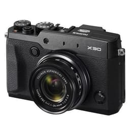 Fujifilm LC-X30 - Μαύρο + Fujifilm Aspherical Lens Super EBC 7.1-28.4mm f/2-2.8