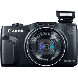 Συμπαγής PowerShot SX700 HS - Μαύρο + Canon Zoom Lens 30X IS 4.5-135mm f/3.2-6.9 f/3.2-6.9