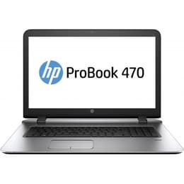 HP ProBook 470 G3 17" (2017) - Core i3-6100U - 4GB - SSD 128 Gb + HDD 500 Gb AZERTY - Γαλλικό