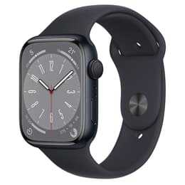 Apple Watch Series 8 (2022) GPS 41 mm - Αλουμίνιο Midnight - Sport band Midnight