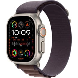 Apple Watch Ultra 2 (2023) GPS + Cellular 49 mm - Τιτάνιο Φυσικό τιτάνιο - Αλπικός βρόχος Μωβ