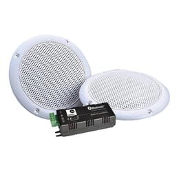 E-Audio Haut-parleurs WATERPROOF Hifi 80W plafond encastrable amplifiée compatible Smartphone Google Home Bluetooth Amazon Alexa Bluetooth Ηχεία - Γκρι