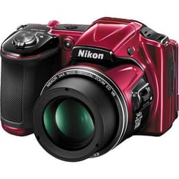 CoolPix L830 - Κόκκινο/Μαύρο + Nikon Wide Optical Zoom ED Nikkor 4.0-136mm f/3-5.9 VR f/3-5.9