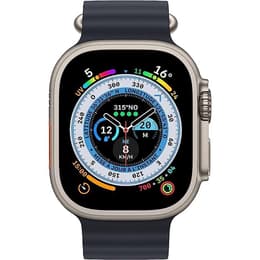 Apple Watch (Ultra) 2022 GPS 49mm - Τιτάνιο Γκρι - Βρόχος μονοπατιών Μπλε